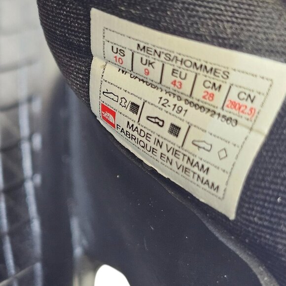 The North Face Mens Hedgehog lll Strap Sandals Size 10 Black Outdoor Walking - Picture 8 of 10